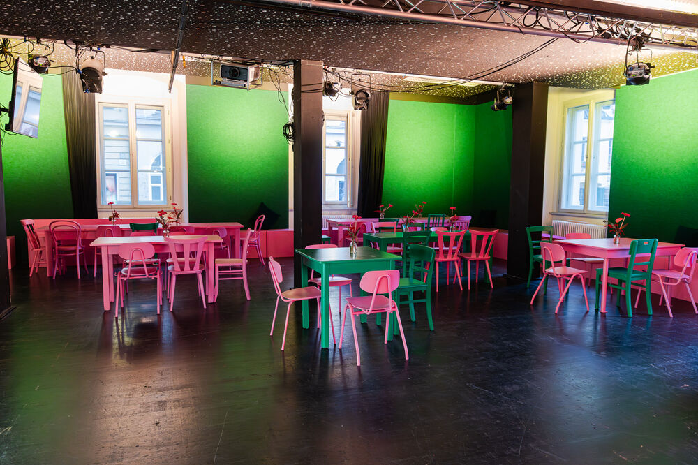 Festivalkantine im Bismarckplatz